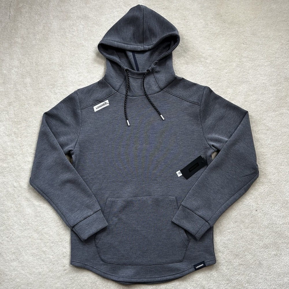 Legends Hawthorne Cloud Tech Pullover Hoodie Men's Small Training Gym Gray